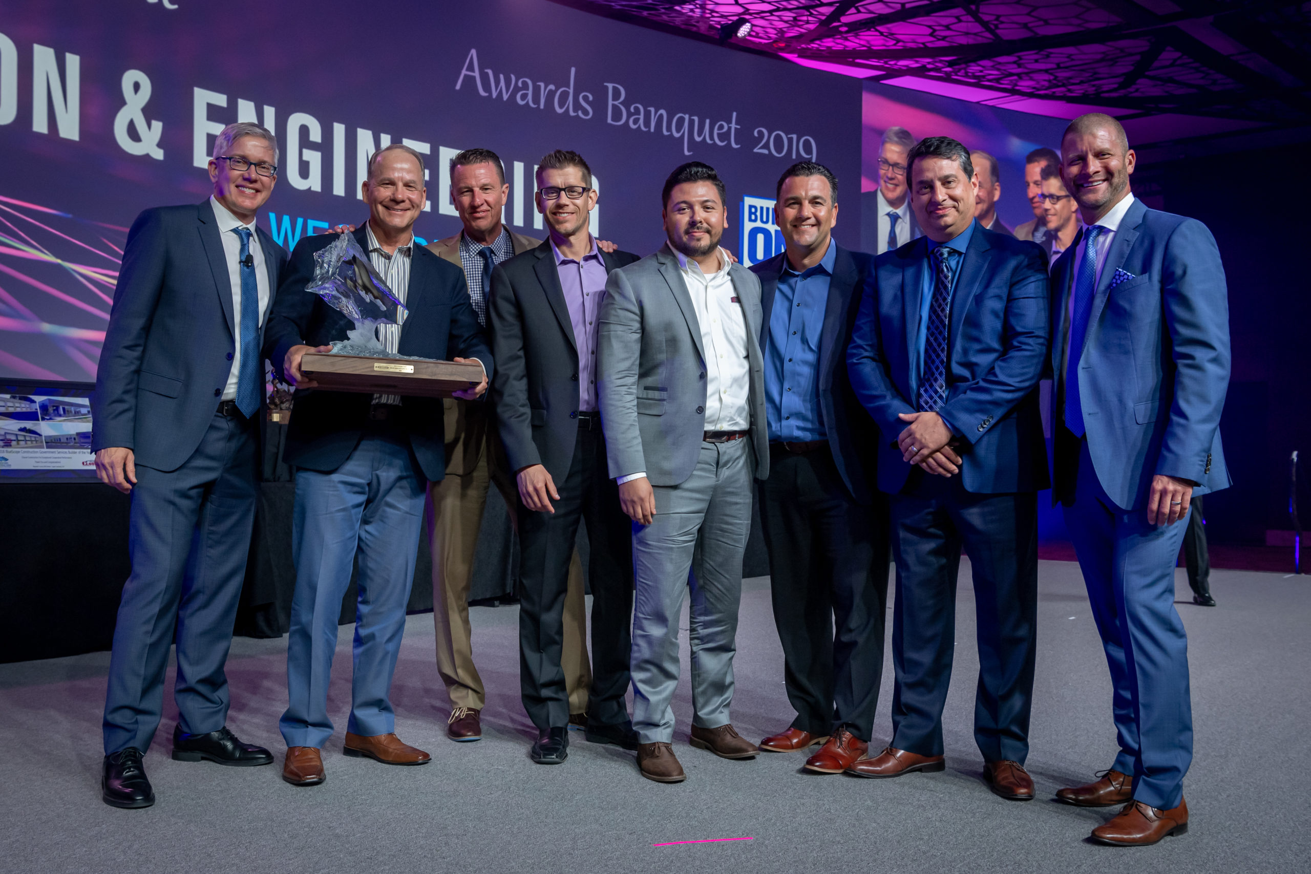 2018 Butler Global Volume Builder of the Year On Stage Award